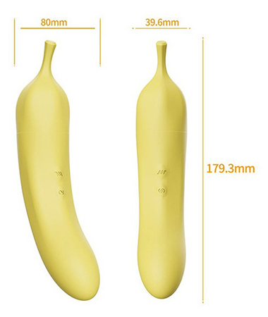 sūkšanas un pulsējoša vibrējoša banāna parametri